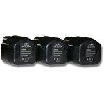 Vhbw - 3x batterie remplacement pour hitachi eb12b, eb12g, eb1224, feb12s12, eb12, eb12s, feb12, eb12m ...