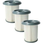 3x filtre compatible avec philips fc8734 / 02, fc8736 / 01, fc8738 / 01, fc8740 / 01, fc8740 / 02 aspirateur ...
