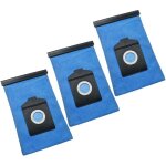 3x sacs compatible avec bosch big bag 3 l bsn 1600ru, big bag 3 l bsn 1700ru aspirateur - 25, 3cm x 17, ...