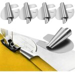 4 accessoires de machine � coudre, pied d'ourlet domestique adapt� � diverses machines � coudre, accessoires ...
