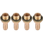 4 adaptateurs � vis creuse m8 pour syst�me de refroidissement d'huile de moto, m121, 25 mm