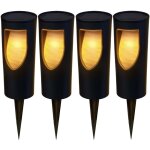 4 balises solaires � piquer grilly h34cm