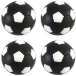 4 balles de baby - foot 36mm color�es, accessoires de rechange pour jeux de table football