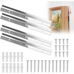 4 clips muraux z pour miroir 30 cm - fixation robuste avec vis pour cadres lourds