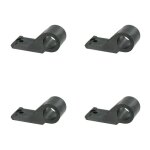 Store menuiserie - 4 colliers d�port�s d'espagnolette, composite, noir, syst�me pour volet battant bois ...