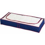 Lot de 4 boites de rangement sous lit wenko anti mites et poussi�re, dessus transparent et fermeture ...