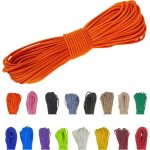 4 mm polyester paracord 550 (15, 30 et 50 m) ? 4 mm type iii, corde de parachute r�sistante � la d�chirure ...