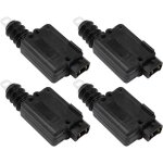 4 � moteur centralisation porte, 12 v avec 2 fils, actionneur verrouillage central pour renault, dacia ...