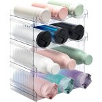 4 niveaux porte bouteilles empilable - range - bouteille pour frigo range bouteille vin pour cong�lateur ...
