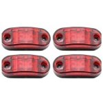 4 packs de feux de position lat�raux � led, 12 - 24v blanc rouge, feux d'avertissement double face, feux ...