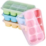 4 pcs moule � gla�ons, bac � gla�ons avec couvercle empilables et lavables au lave - vaisselle, parfait ...