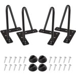 Petites ecrevisses - 4 pcs pied de meuble 20cm pieds de table epingle � cheveux pour diy armoire lit ...