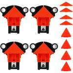 4 pcs pince � angle droit 60 / 90 / 120 degr�s pince de r�glable serre joint angle clips de fixation ...
