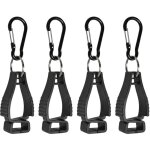 4 pcs pinces � gant pour gants de travail pince � b�che avec mousqueton clip porte gant multifonctionnelle ...