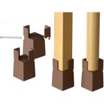 4 pcs rehausseurs de lit r�glables 22 - 42mm rehausseur meuble 5cm pour pieds de chaise table canap� ...