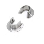 4 pcs support de tringle � rideaux douilles en forme de u support tringle penderie extr�mit� de tige ...