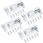 4 pcs verrou de porte, loquet porte coulissante, serrure porte coulissante, serrure de porte, boulons ...