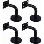 4 pi�ces acier inoxydable supports de main courante pour fixation murale supports de rail d'escalier ...