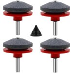 4 pi�ces affuteur lame tondeuse gazon universel aiguiseur pour tondeuses avec 1pcs kit d'�quilibrage ...