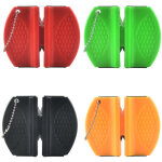 4 pi�ces aiguiseur de couteau mini tige en c�ramique couteau aiguiseur de pierre � aiguiser portable ...