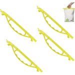 4 pi�ces alimentaire d'�tanch�it� clips, fermeture sachet alimentaire, clips de scellage de collations ...