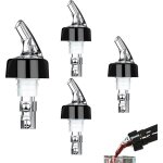 4 pi�ces becs � liqueur, 3 cl bec verseur alcool auto - versant, doseur / bec verseur pour le vin, le ...