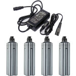 Powerwings - 4 pi�ces bm2900 bm2600 bm02300 batterie de moulinet de p�che �lectrique & chargeur pour ...