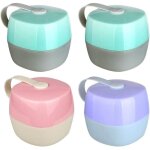 4 pi�ces bo�tes de rangement pour sucettes, bo�te � sucette rangement b�b� portable, bo�te � sucette ...