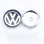 4 pi�ces cache - moyeux 60mm pour volkswagen, bouchons de jante avec logo auto, accessoire tuning pour ...