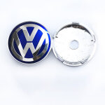4 pi�ces cache - moyeux 60mm pour volkswagen, couvre - centre de jante avec logo auto, accessoire tuning ...