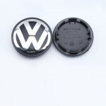 4 pi�ces cache - moyeux 65mm pour volkswagen, bouchons de jante avec logo auto, accessoire tuning pour ...