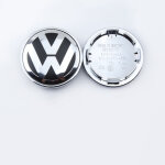 4 pi�ces cache - moyeux 65mm pour volkswagen, couvre - centre de jante avec logo auto, accessoire tuning ...