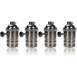 4 pices edison douille vintage e27 adaptateur de lampe avec interrupteur rtro vintage lustre sans fil ...