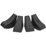 4 pi�ces embouts caoutchouc pieds cannes b�ton randonn�e protection embouts marteaux