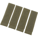 4 pi�ces patches nylon � crochets et boucles pour �quipement molle, accessoires de gilet d'entra�nement ...