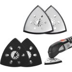4 pi�ces patin ponceuse triangulaire, plateau ponceuse parkside, plateau ponceuse triangulaire, accessoire ...