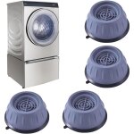 4 pi�ces pied anti vibration machine a laver, tapis anti - vibration machine � laver, pieds en caoutchouc ...