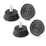 4 pi�ces pieds r�glables de meubles, base en caoutchouc pieds de planche � d�couper avec vis, pieds r�glables ...