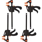 4 pi�ces pinces � cliquet 4 pouces serres - joint � une main, barre de serrage wolfcraft serre joint ...