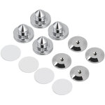4 pi�ces pointes isolation enceintes hifi support antivibration pour ampli dac cd