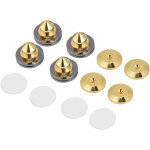 4 pi�ces pointes d'isolation pour enceintes, supports anti - vibrations hifi pour ampli cd, pads coniques ...