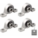 4 pi�ces de roulements de bloc d'oreiller - paliers � semelle en alliage de zinc avec roulements � billes ...