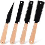 4 pi�ces scie japonaise menuisier scie � bois petite double tranchant 11 / 17 tpi flush cut saw fine ...