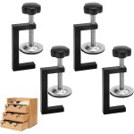 4 pi�ces serre joint kit, plage de serrage 10 - 57mm pince g r�glable, serre joint menuisier clip de ...