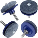4 pi�ce tondeuse � gazon aff�teur de lame pour le pouvoir perceuse � main percer outil de jardin - bleu ...