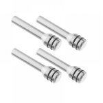 4 piezas de perillas de bloqueo de puerta de coche de metal, cubiertas universales de barra de bloqueo ...