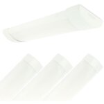 Arum lighting - 4 reglette led extra plate line 8w eq 80w ip40 750lm 28cm temp�rature de couleur: blanc ...