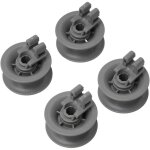 A lot de 4, roulette pour panier sup�rieur de lave - vaisselle compatible avec boschh, m�tal, gris - ...