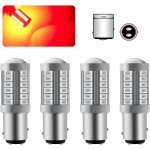 Ersandy - 4 x 1157 bay15d led ampoule rouge super brillant 6000k 5630 33 smd canbus feu de freinage ampoule ...