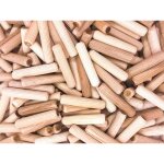 400 pcs de cheville bois 8 mm x 40 mm - goujon bois de h�tre massif id�al pour fraise � bois - convient ...